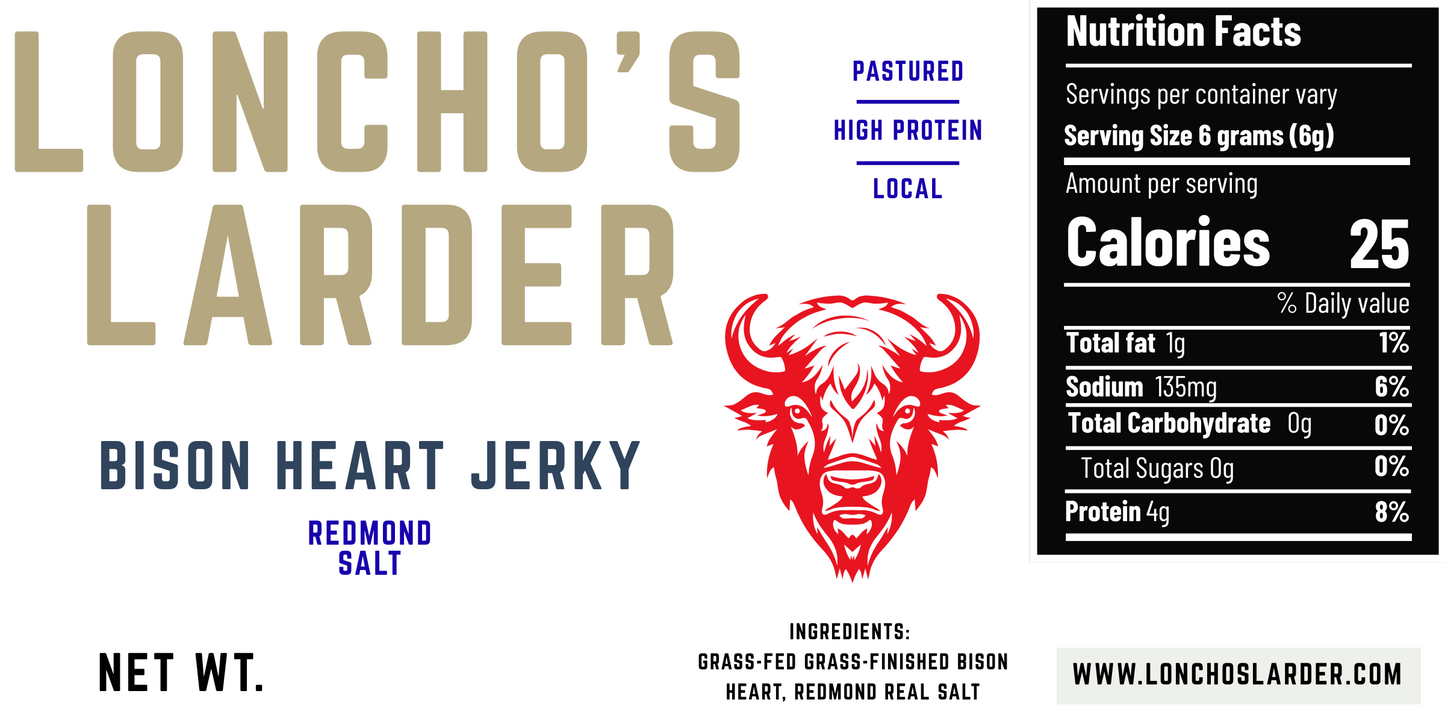 Pastured Bison Heart Crisps