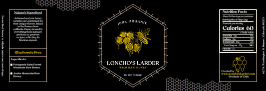 Organic Raw Chilean Honeys