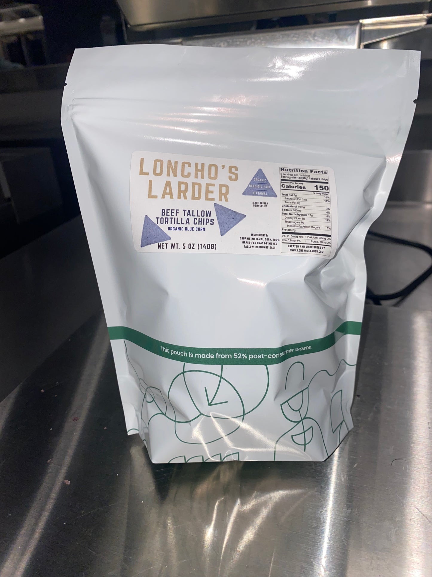 Nixtamal Corn Tallow Chips (Bison)