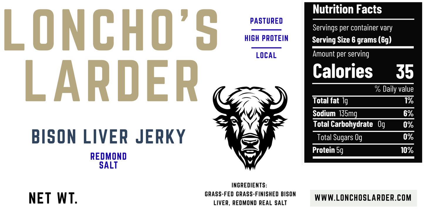 Pastured Bison Liver Crisps